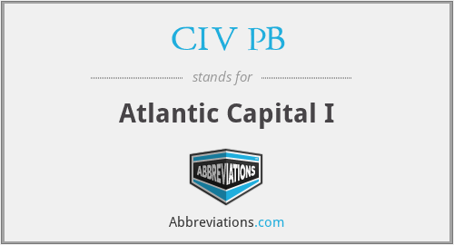 CIV PB - Atlantic Capital I